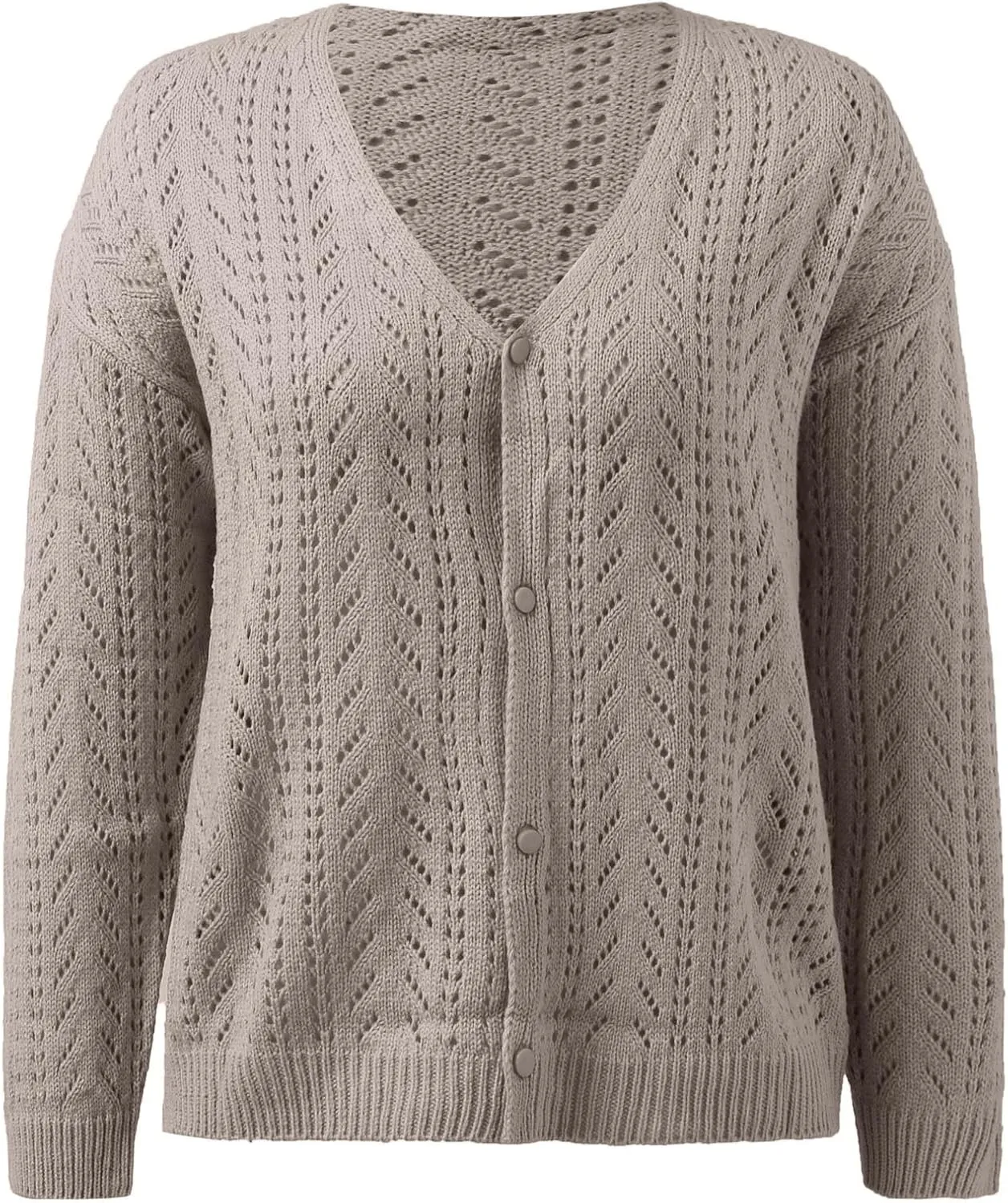 Cardigan Sweaters for Women Women's 2024 Fashion Casual Open Front Long Sleeve Chunky Knit Cardigans Sweaters