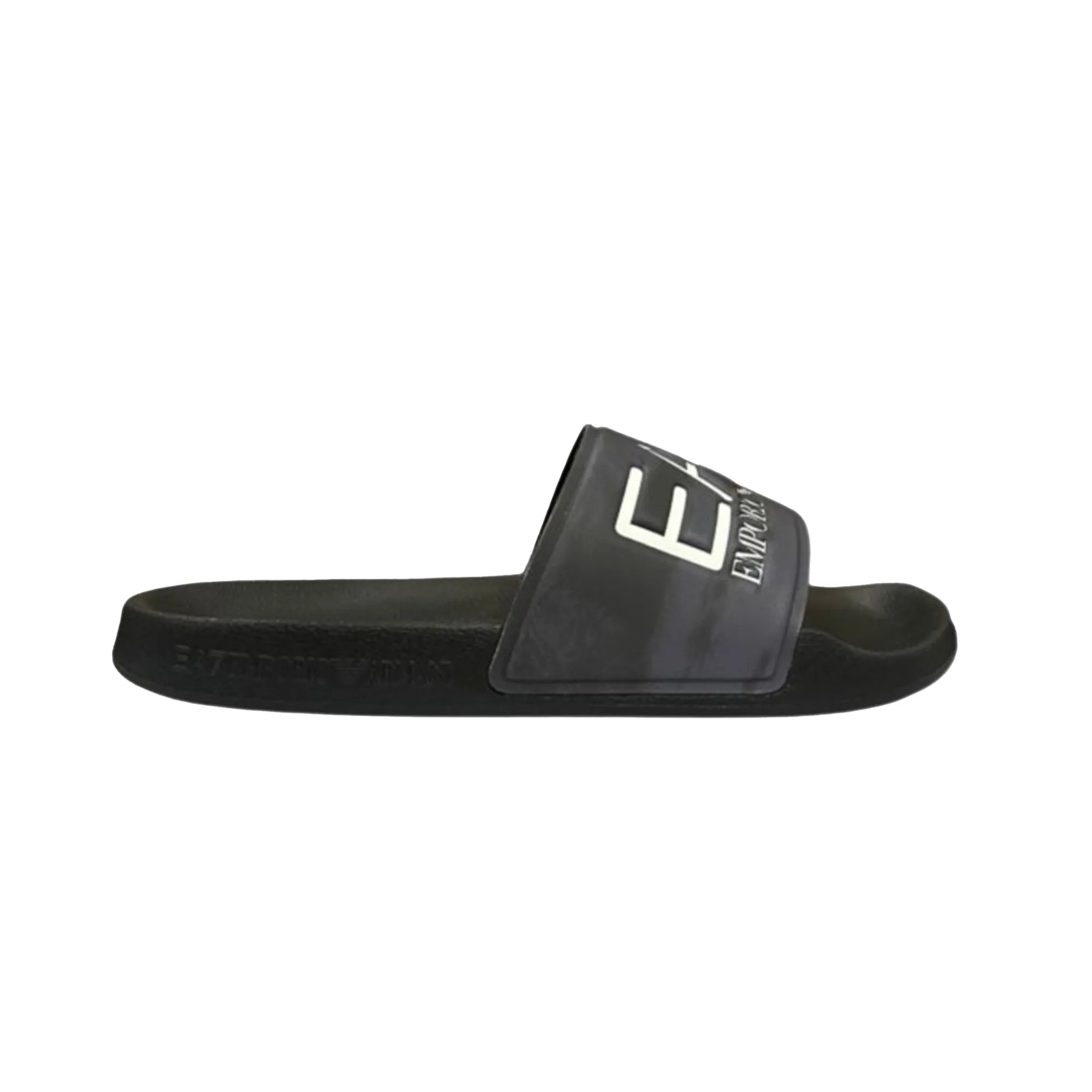 EA7 Emporio Armani Visibility Logo Slides Black/Black/Camo Print