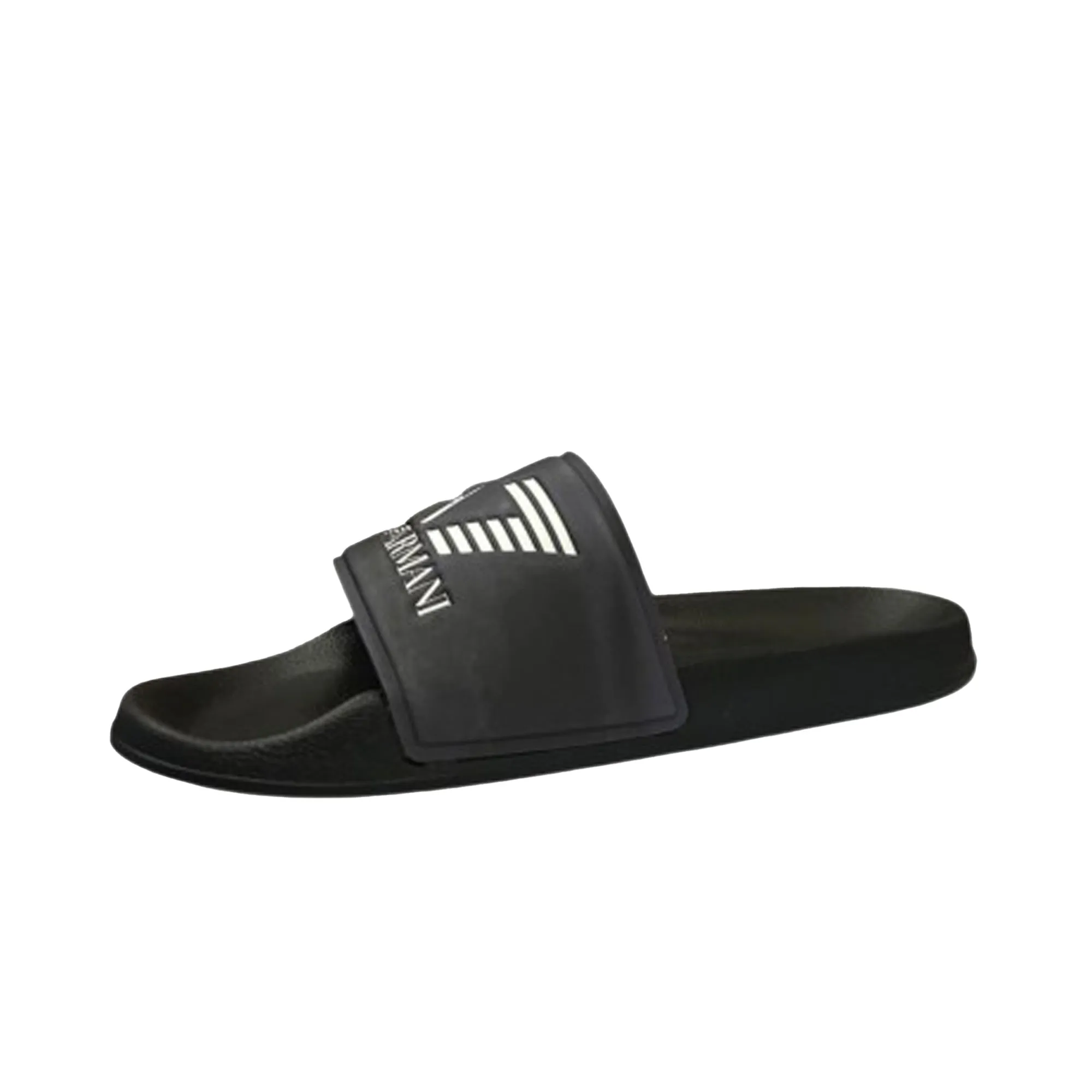 EA7 Emporio Armani Visibility Logo Slides Black/Black/Camo Print