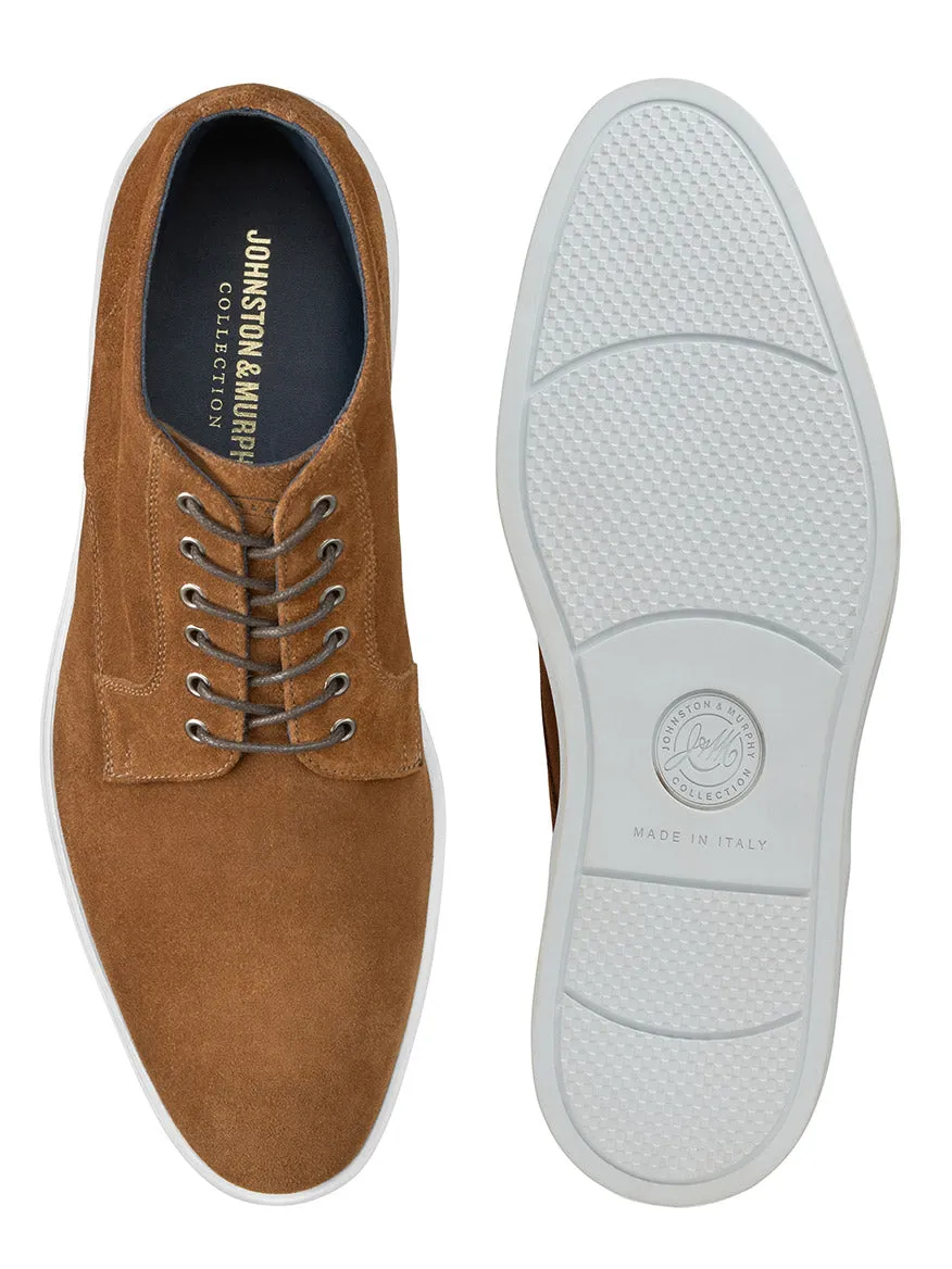J & M Collection Bolivar Plain Toe Boot in Snuff Italian Suede