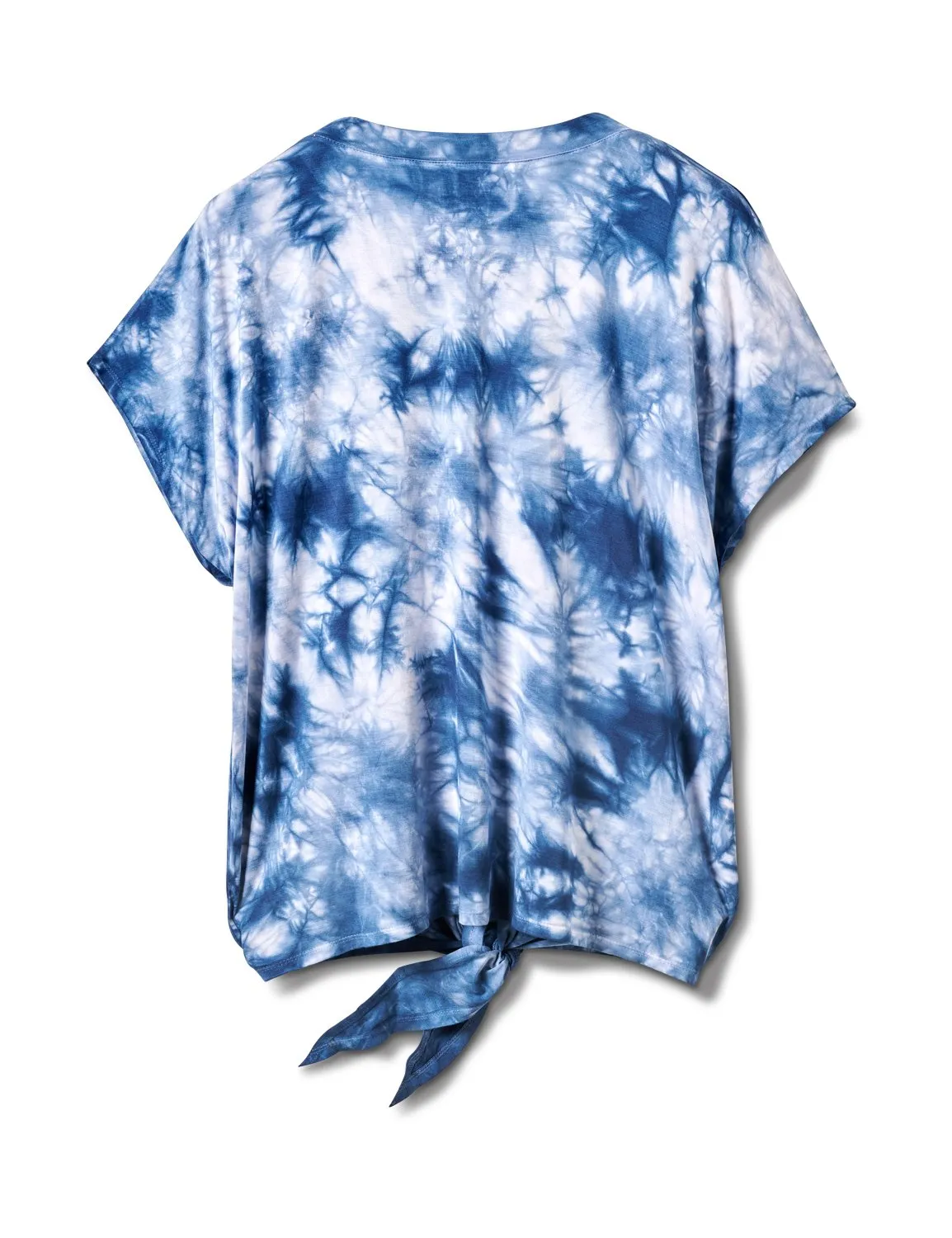 "Dream" Tie Dye Tie Front Top