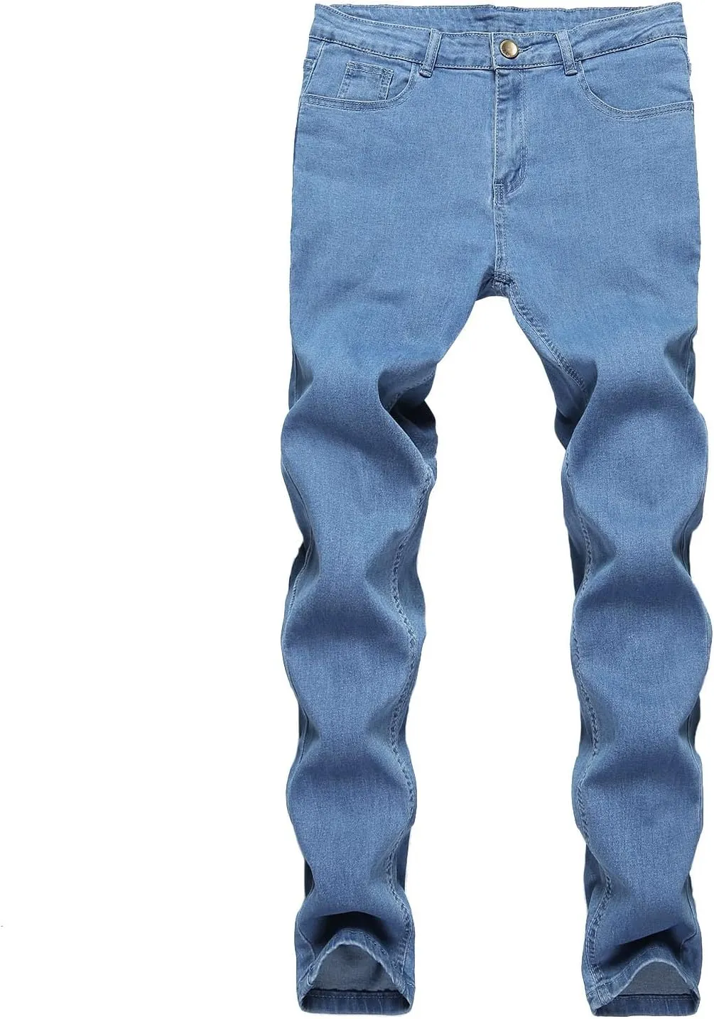 Sports Length Casual Bodybuilding Pocket Summer Denim Mens Pants Full Men's Jeans Jeans Relaxed Fit Boot Cut